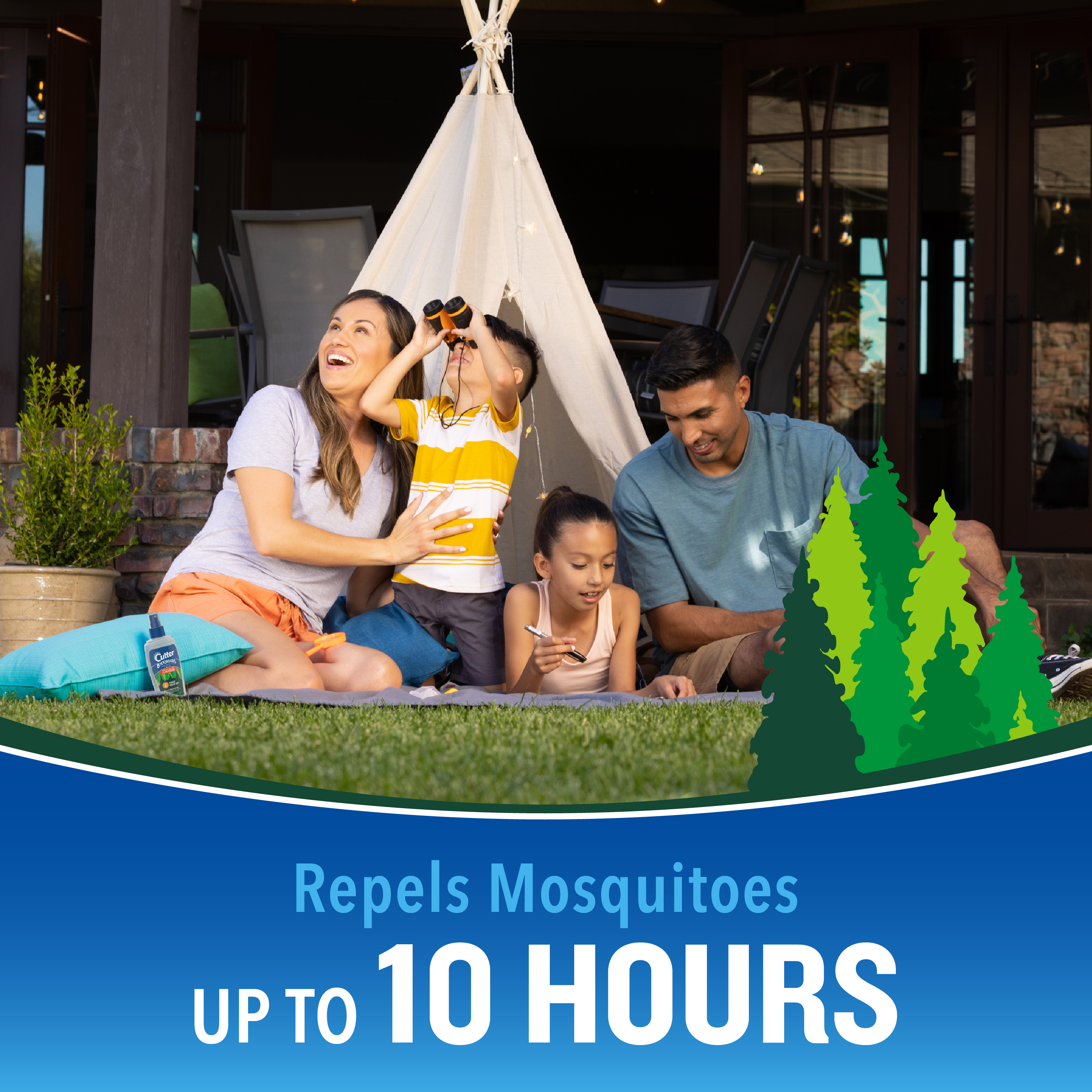 HG-96284 Backwoods Spray Pump 6oz Repels Mosquitoes up to 10 Hours